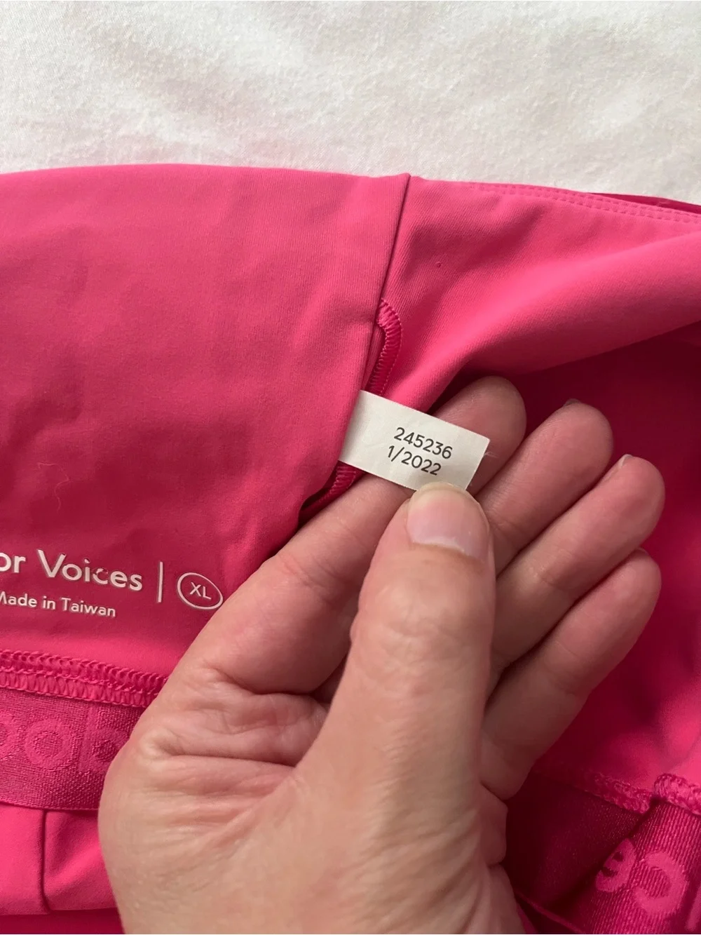 Outdoor Voices One Shoulder Dress Pink Colorblock Azalea Ruby Athleisure XL - Picture 6 of 9